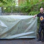 Eingepackt und stolz