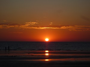 Sun set in Broome