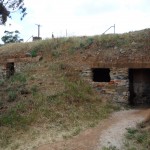 In diesen Buddellöchern haben die Minenarbeiter gelebt...