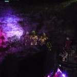 Abendliches Lichtspiel in einem Senkloch