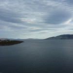 Blick von der Tasman Bridge, Fluss Derwent