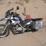 Silkes Kälbchen im Buddelkasten, Grand Sand Dunes NP, 2009