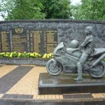 Joey-Dunlop-Gedenkstätte in Ballymoney, Nordirland